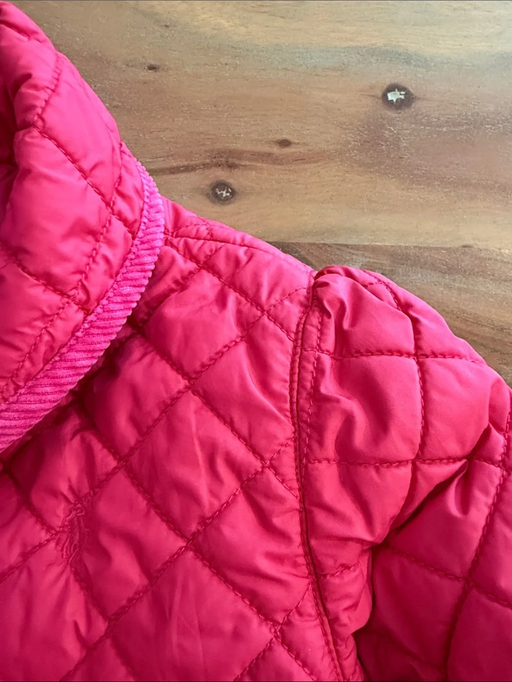Ralph Lauren Girls' Quilted Fuchsia Jacket size 6x